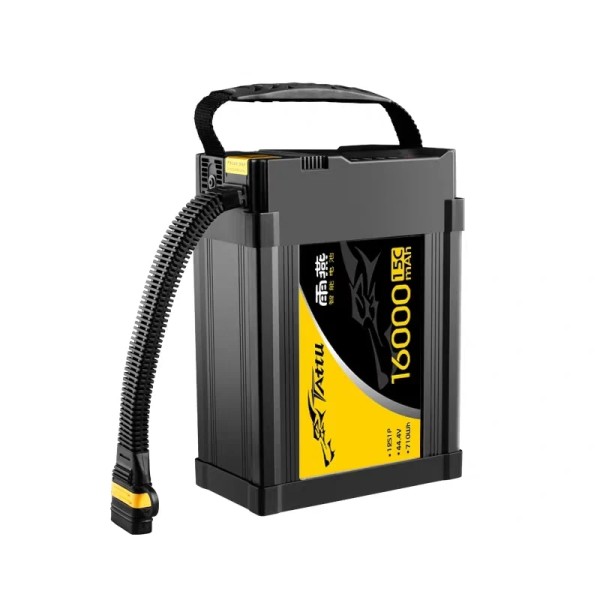 Hot Sales Tattu 16000mAh 44.4V 15C 12S1P Smart Battery Pack with AS150U Plug Drone Battery